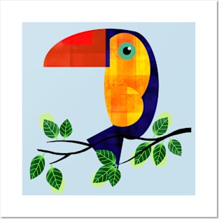 Toucan Perched on Branch Posters and Art